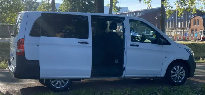 The Mercedes Vito Tourer from ClubTaxi is suitable for a maximum of 7 passengers.