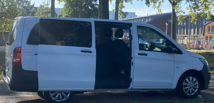 The Mercedes Vito Tourer from ClubTaxi is suitable for a maximum of 7 passengers.