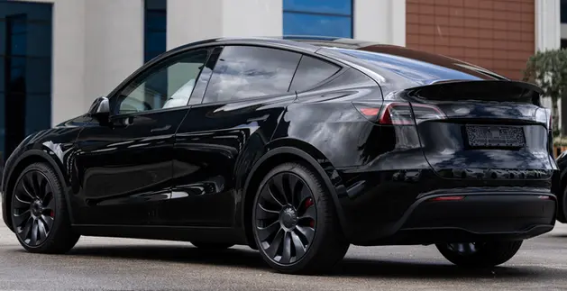 Voor Een Taxi Rit Met Een Tesla Schipholtaxi