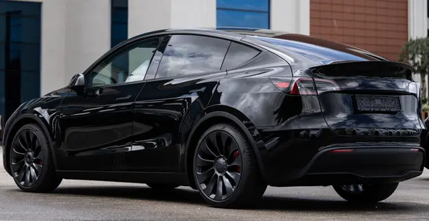 Voor Een Taxi Rit Met Een Tesla Schipholtaxi