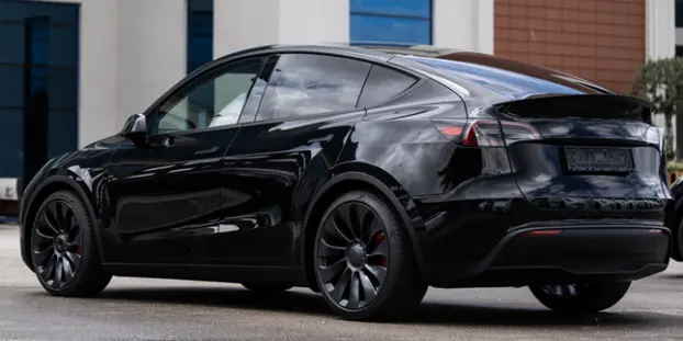 Voor Een Taxi Rit Met Een Tesla Schipholtaxi