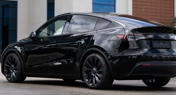 Voor Een Taxi Rit Met Een Tesla Schipholtaxi