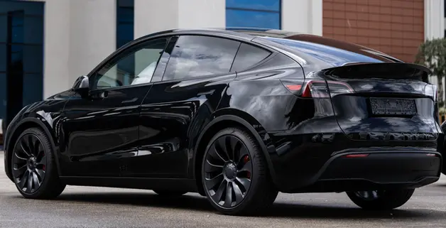 Voor Een Taxi Rit Met Een Tesla Schipholtaxi