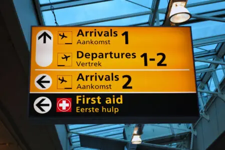 Schiphol Centrale Hal Schiphol Bord